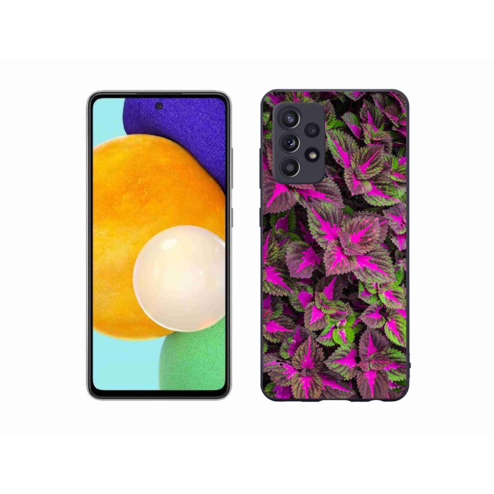 Gelový kryt mmCase na Samsung Galaxy A52/A52 5G - květiny 10