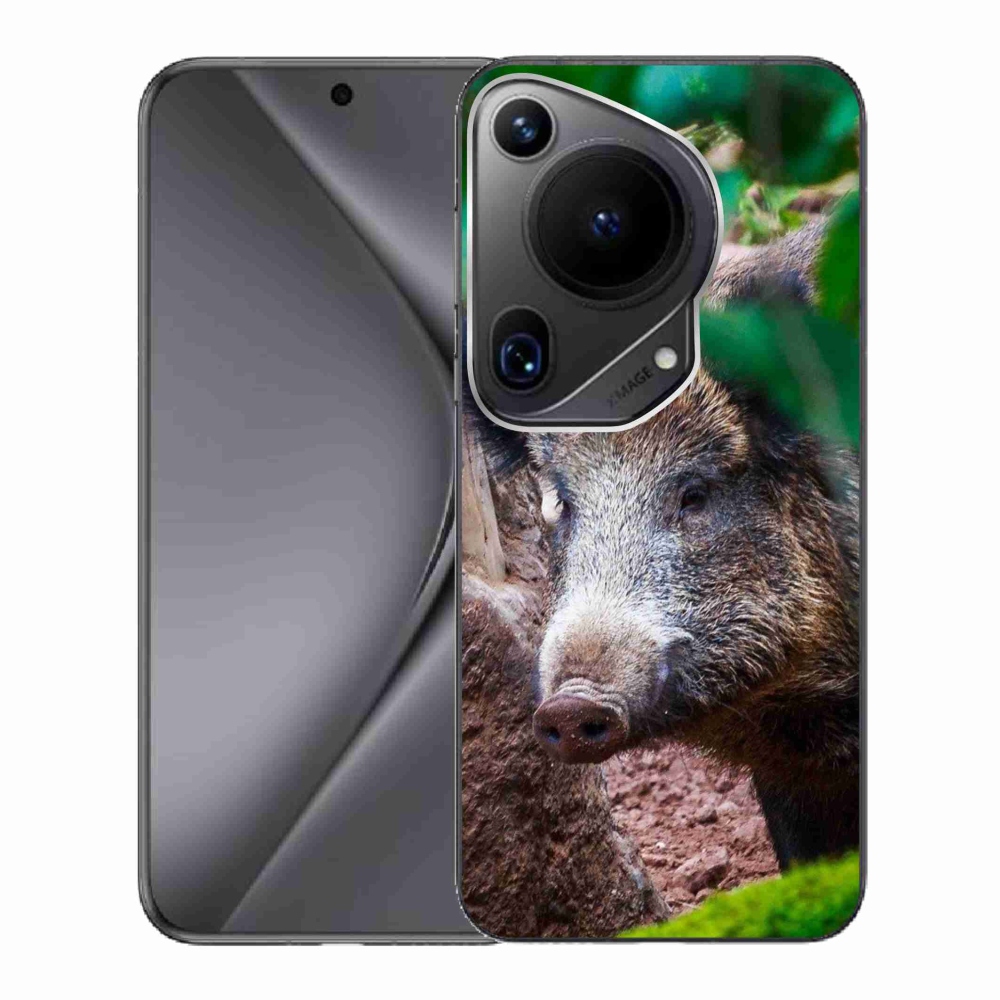 Gelový kryt mmCase na Huawei Pura 70 Ultra - divoké prase