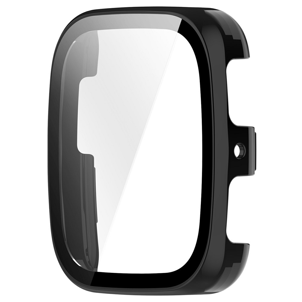 Overall plastové nasazovací pouzdro s ochranným sklem na Amazfit Active 2 Square - černé
