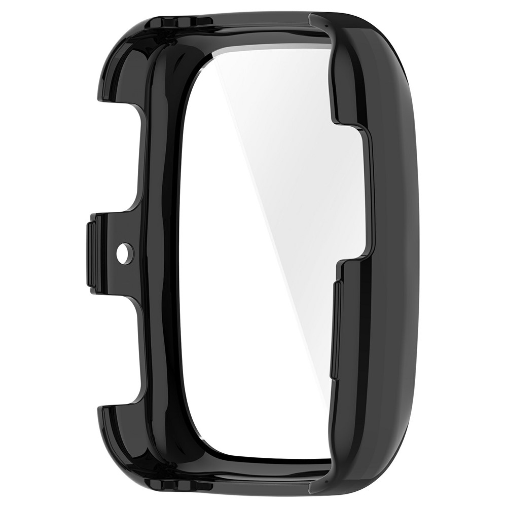 Overall plastové nasazovací pouzdro s ochranným sklem na Amazfit Active 2 Square - černé