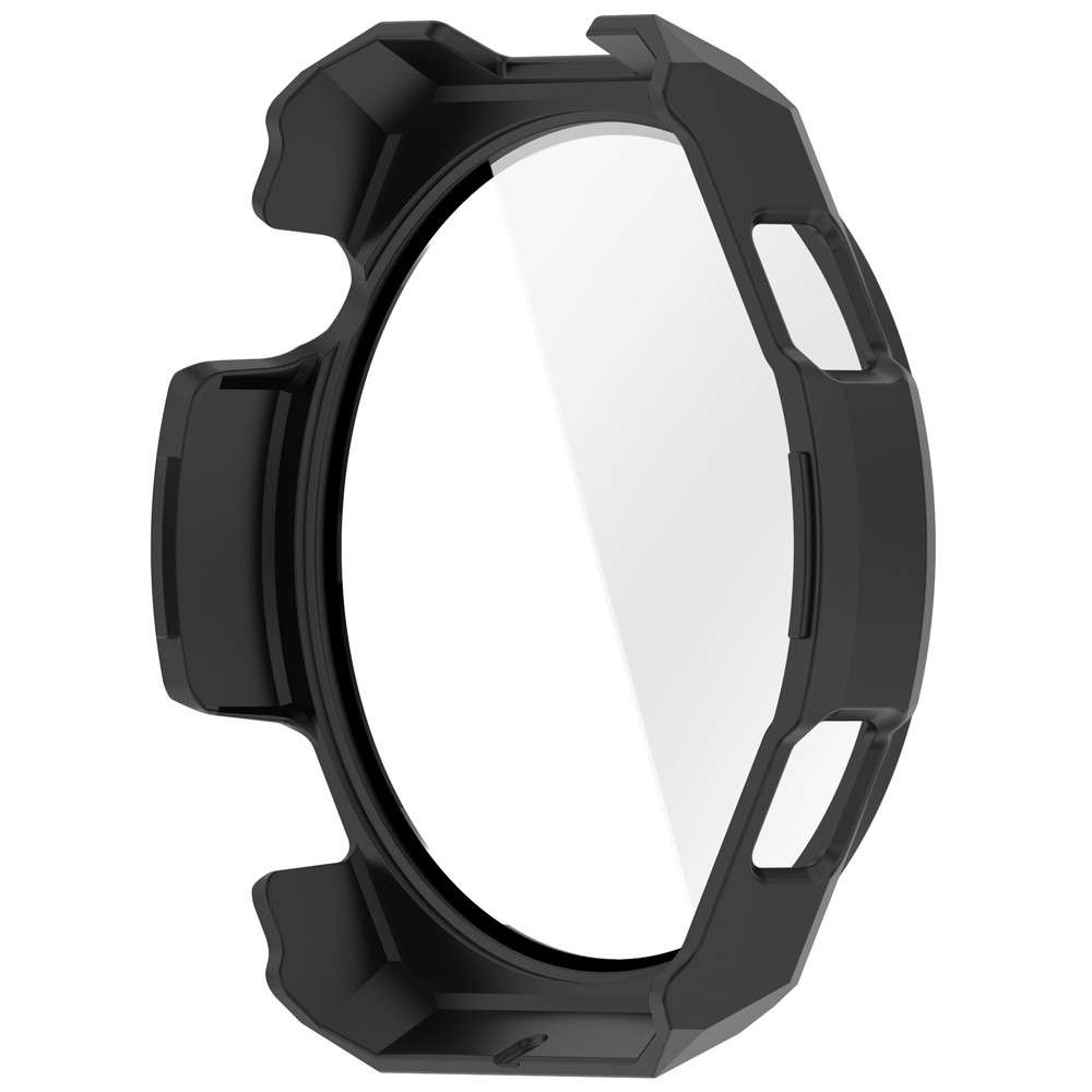 Overall plastové nasazovací pouzdro s ochranným sklem na Amazfit Balance 3 - černé