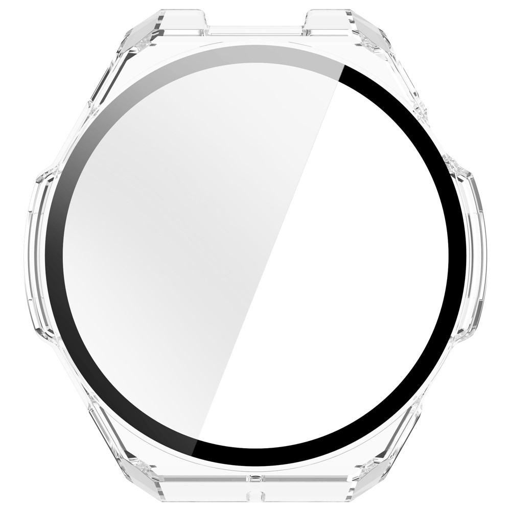 Overall plastové nasazovací pouzdro s ochranným sklem na Amazfit Balance 3 - transparentní