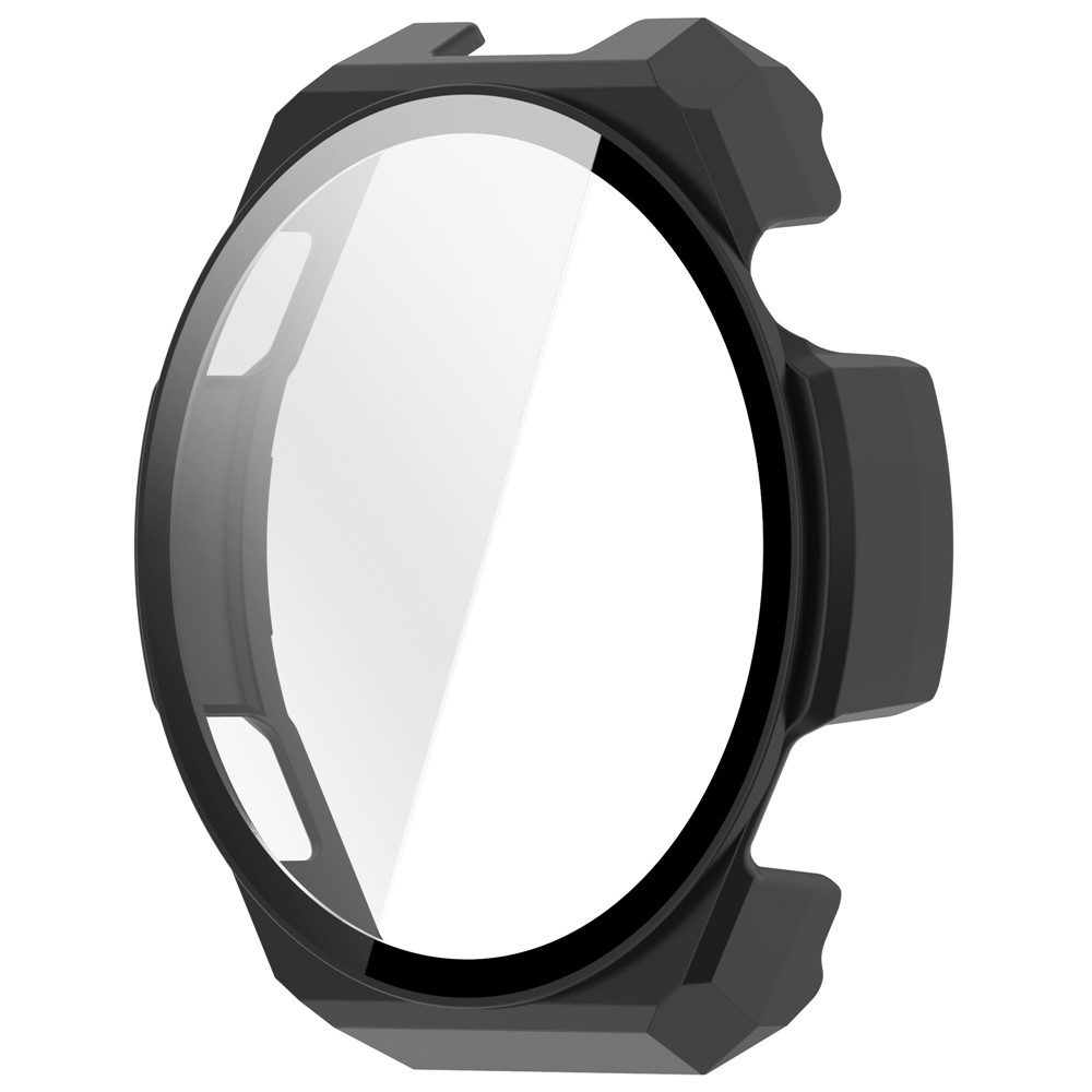 Overall plastové nasazovací pouzdro s ochranným sklem na Amazfit Balance 3 - černé