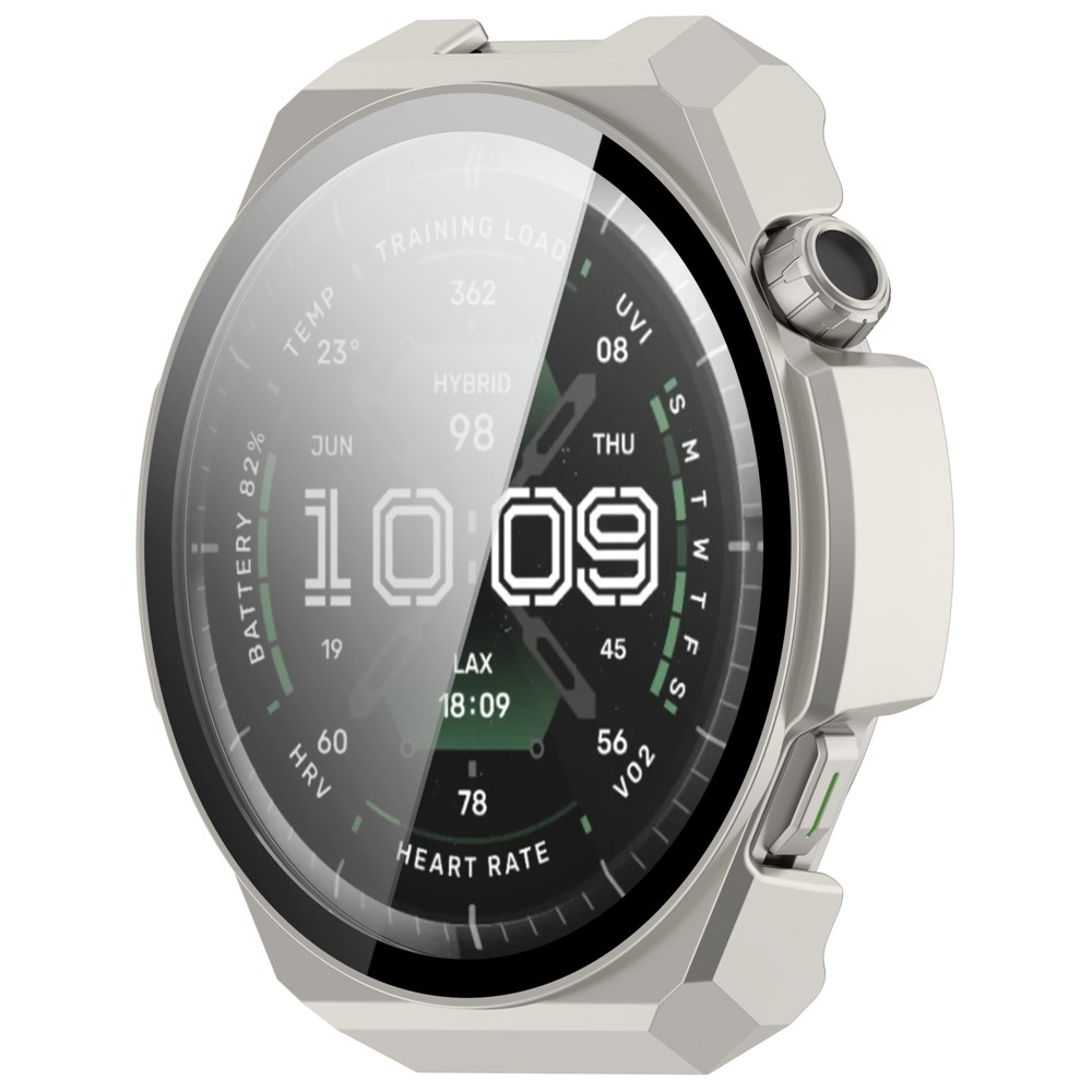 Overall plastové nasazovací pouzdro s ochranným sklem na Amazfit Balance 3 - šedé