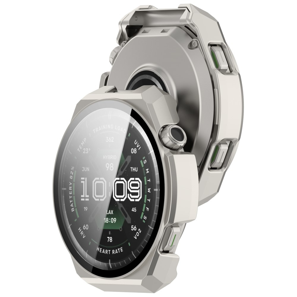 Overall plastové nasazovací pouzdro s ochranným sklem na Amazfit Balance 3 - šedé