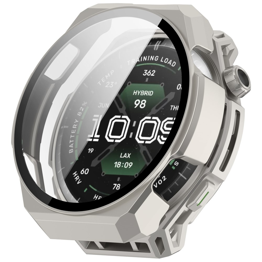 Overall plastové nasazovací pouzdro s ochranným sklem na Amazfit Balance 3 - šedé