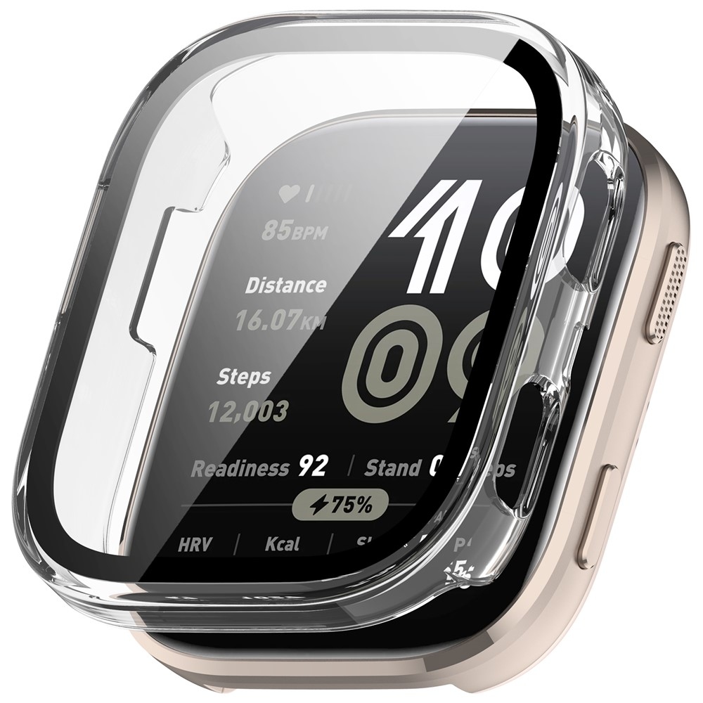 Overall plastové nasazovací pouzdro s ochranným sklem na Amazfit Bip 6 - průhledné