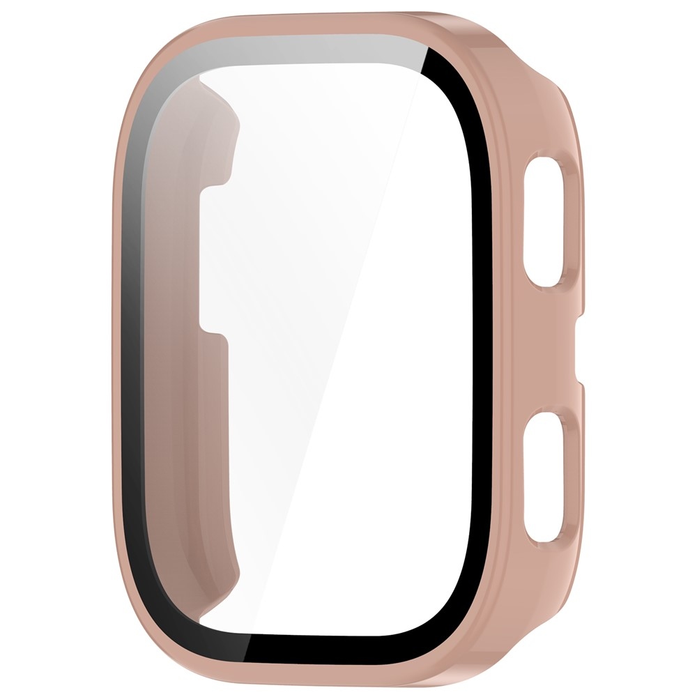 Overall plastové nasazovací pouzdro s ochranným sklem na Amazfit Bip 6 - růžové