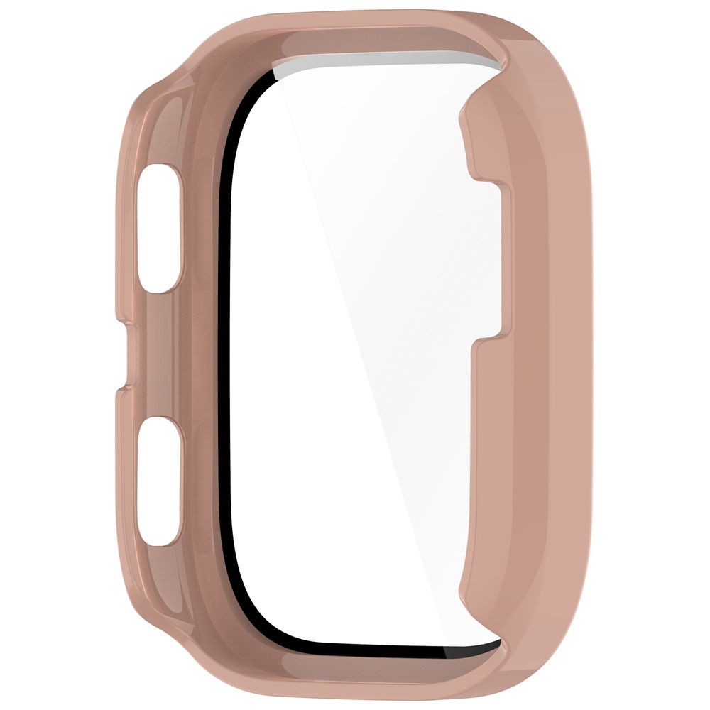 Overall plastové nasazovací pouzdro s ochranným sklem na Amazfit Bip 6 - růžové