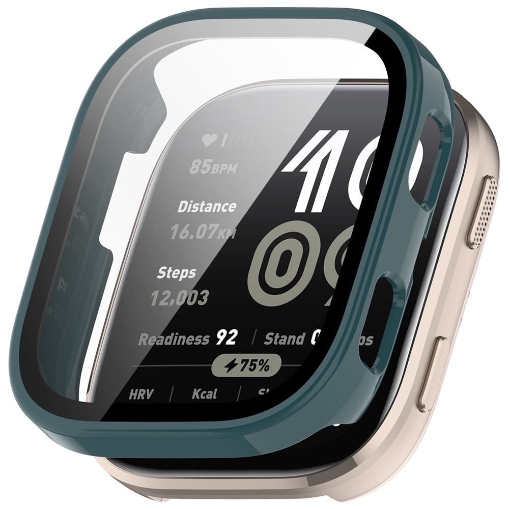 Overall plastové nasazovací pouzdro s ochranným sklem na Amazfit Bip 6 - zelené