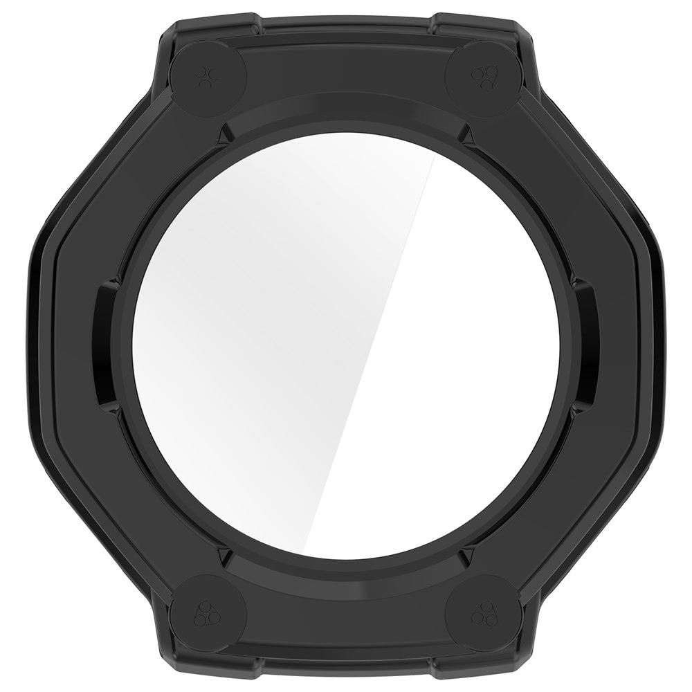 Overall plastové nasazovací pouzdro s ochranným sklem na Amazfit T-Rex 3 - černé