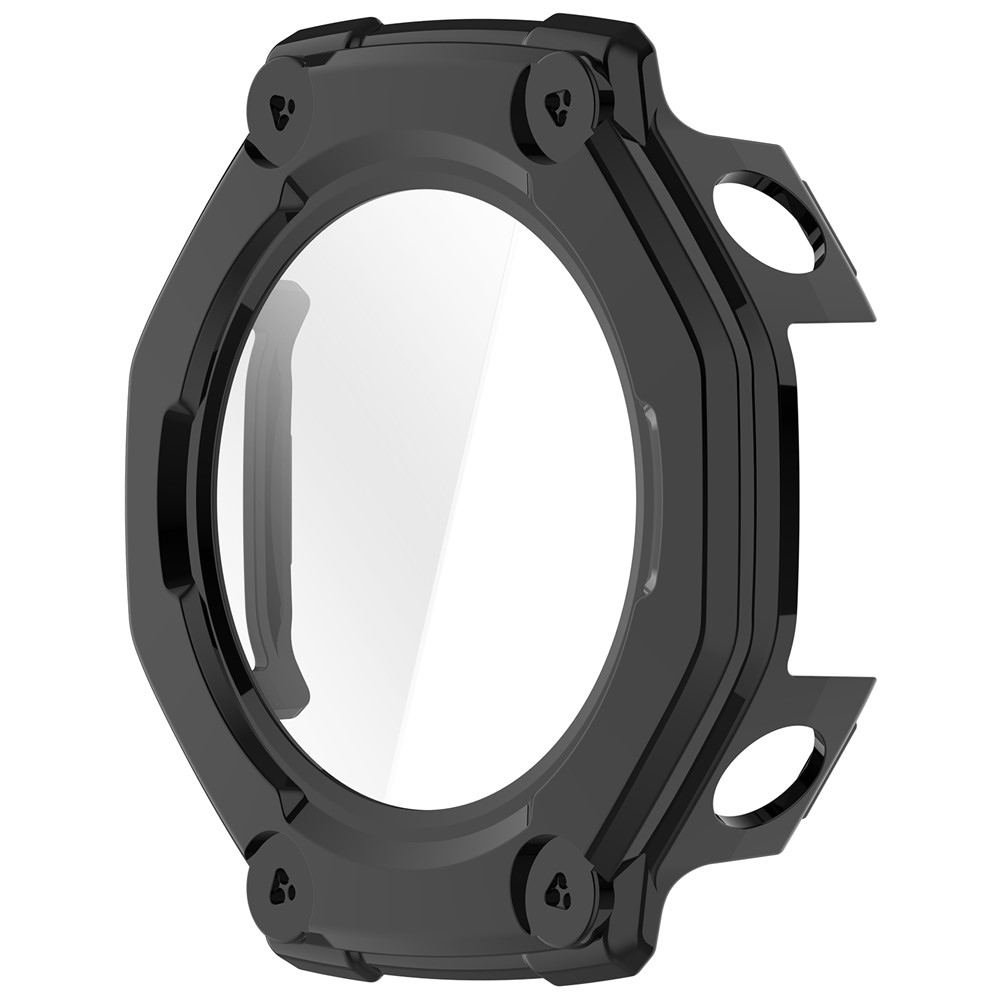 Overall plastové nasazovací pouzdro s ochranným sklem na Amazfit T-Rex 3 - černé