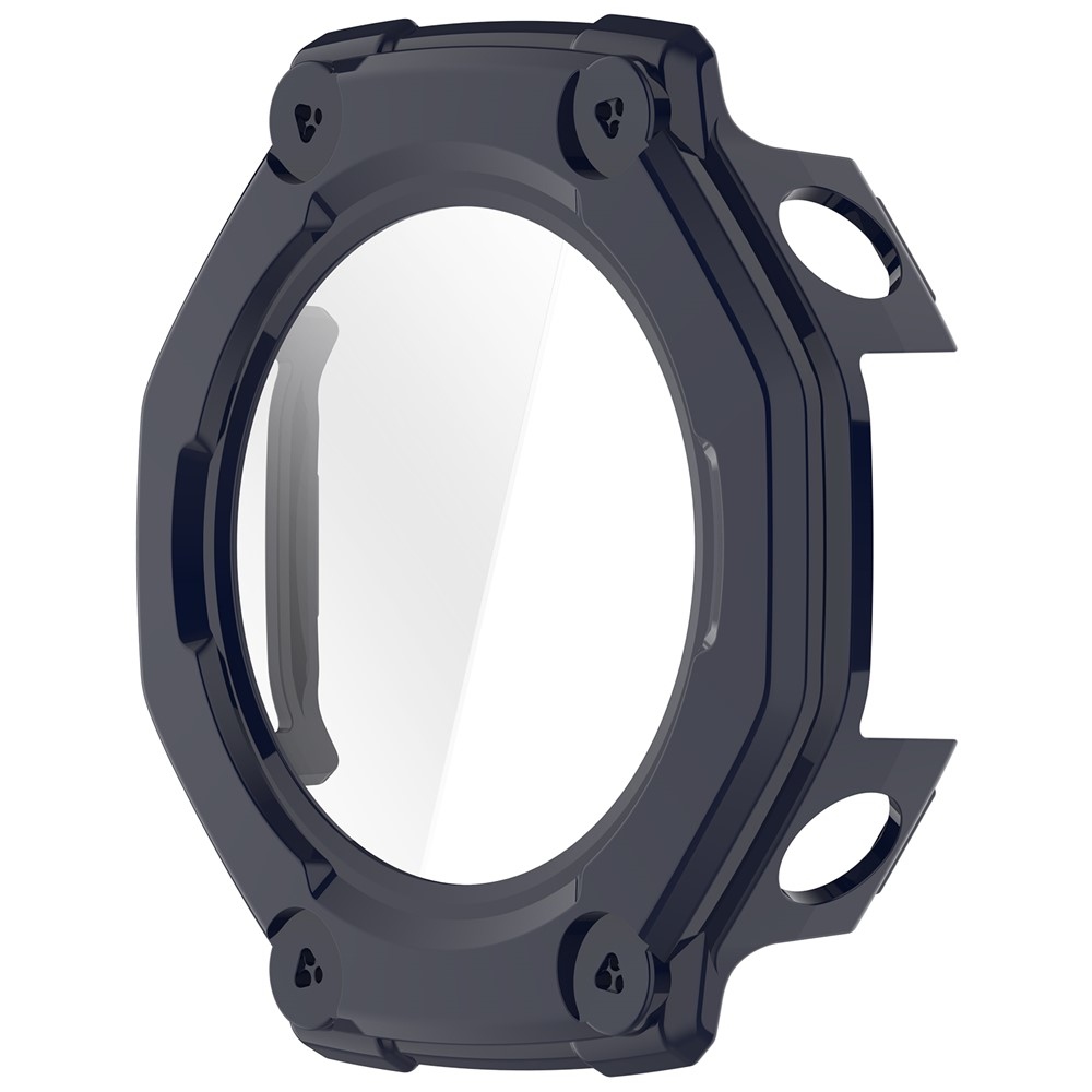 Overall plastové nasazovací pouzdro s ochranným sklem na Amazfit T-Rex 3 - modré