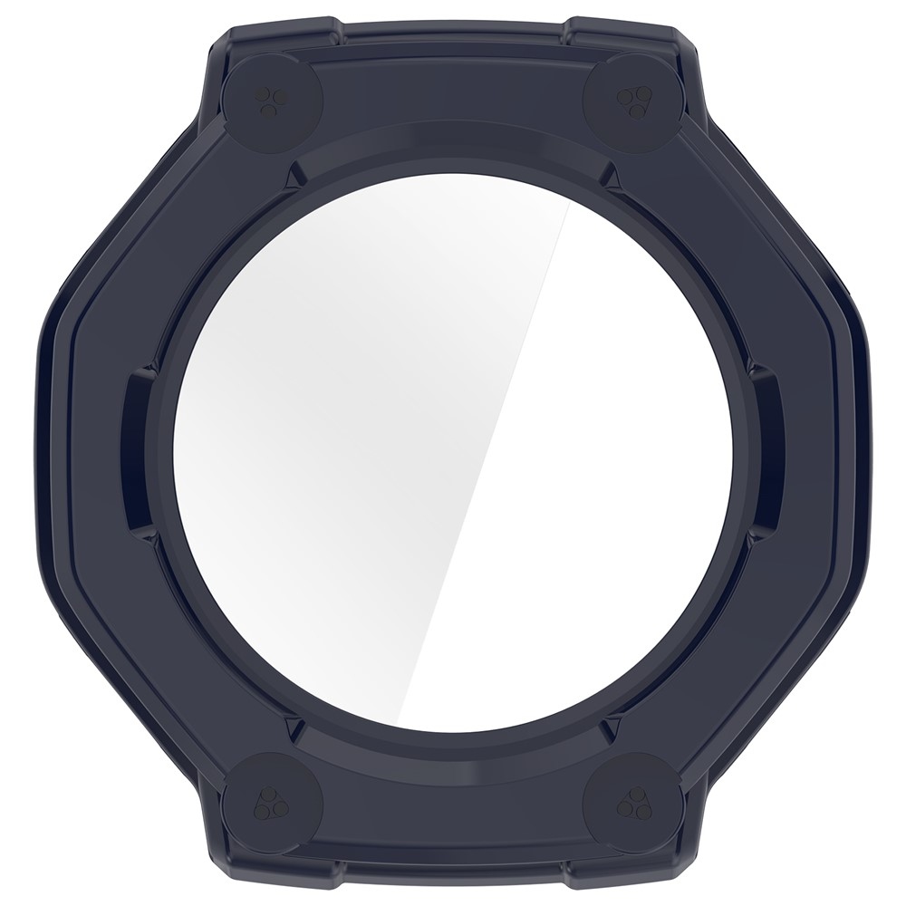 Overall plastové nasazovací pouzdro s ochranným sklem na Amazfit T-Rex 3 - modré