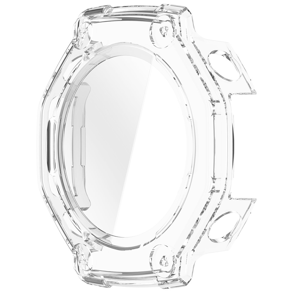 Overall plastové nasazovací pouzdro s ochranným sklem na Amazfit T-Rex 3 - průhledné