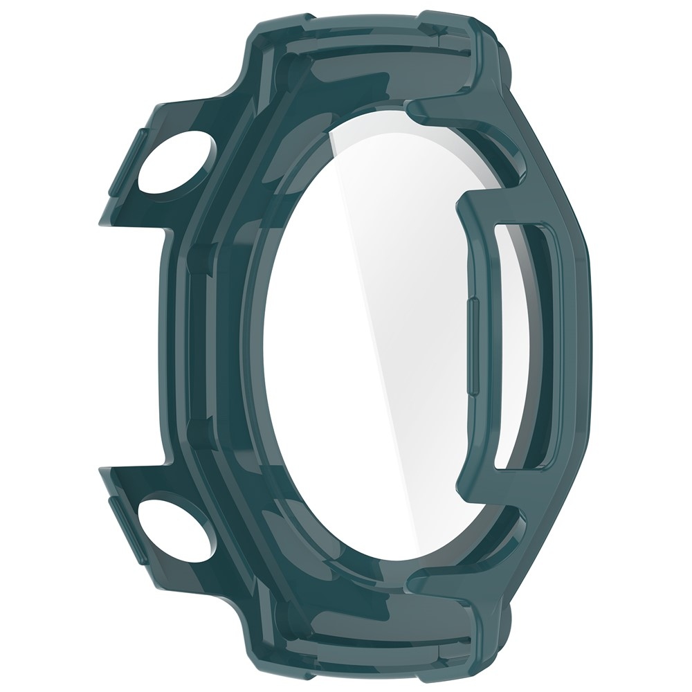 Overall plastové nasazovací pouzdro s ochranným sklem na Amazfit T-Rex 3 - zelené