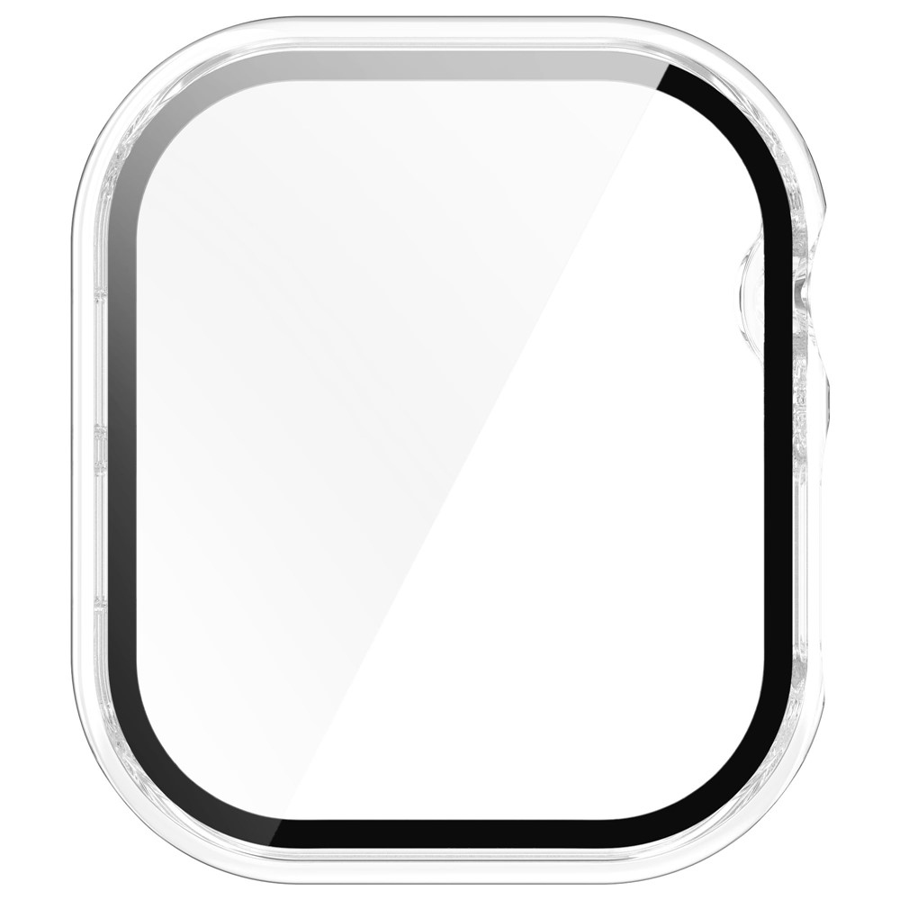 Overall plastové nasazovací pouzdro s ochranným sklem na Apple Watch 11/10 42mm - průhledné