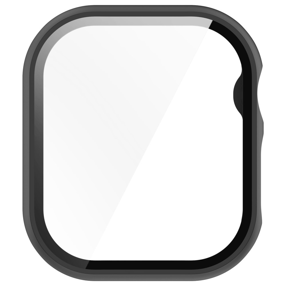 Overall plastové nasazovací pouzdro s ochranným sklem na Apple Watch 11/10 46mm - černé