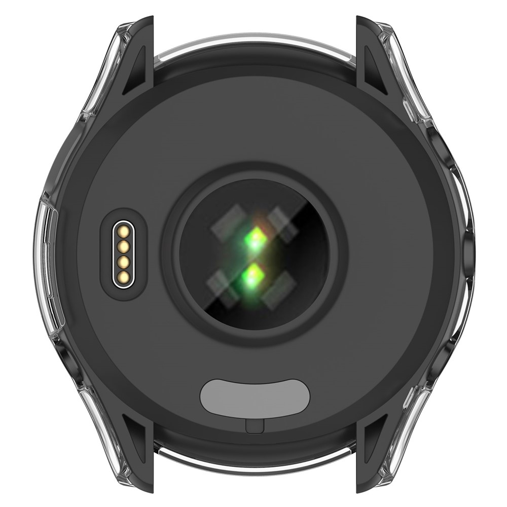 Overall plastové nasazovací pouzdro s ochranným sklem na Garmin Forerunner 265 - průhledné