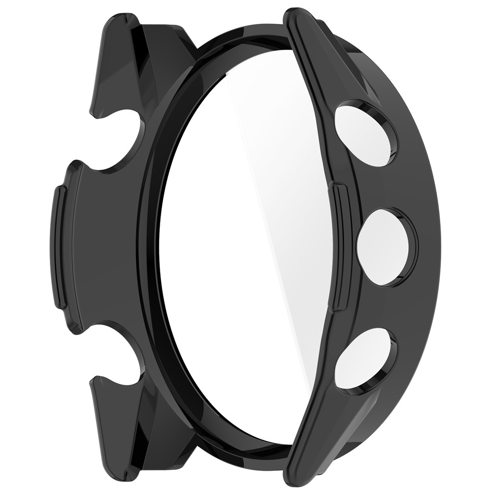 Overall plastové nasazovací pouzdro s ochranným sklem na Garmin Forerunner 570 42mm - černé