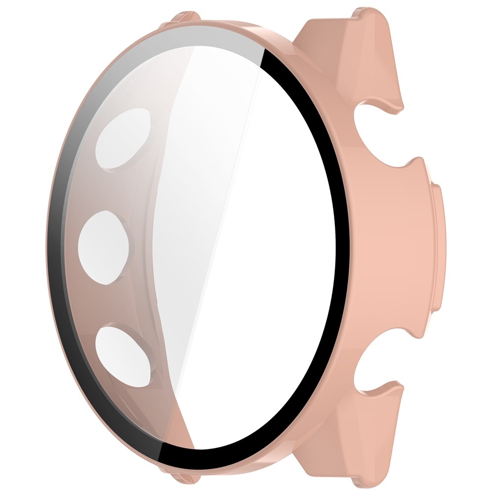 Overall plastové nasazovací pouzdro s ochranným sklem na Garmin Forerunner 570 42mm - růžové