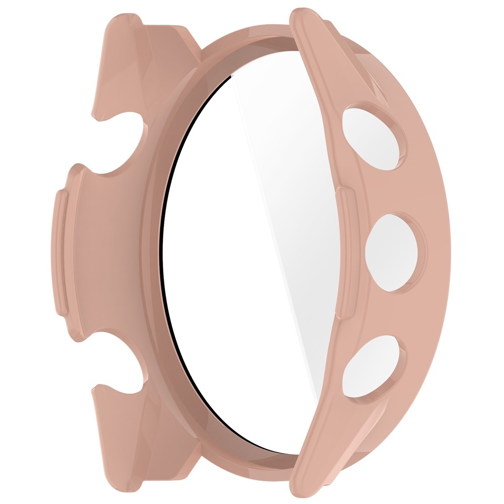 Overall plastové nasazovací pouzdro s ochranným sklem na Garmin Forerunner 570 42mm - růžové