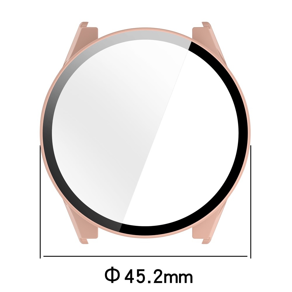 Overall plastové nasazovací pouzdro s ochranným sklem na Garmin Forerunner 570 42mm - růžové