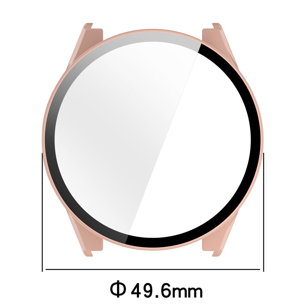 Overall plastové nasazovací pouzdro s ochranným sklem na Garmin Forerunner 970 - růžové