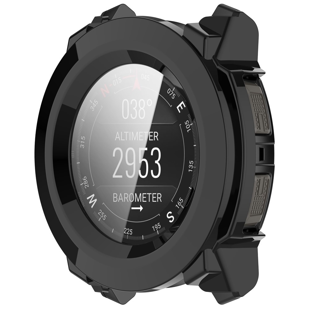 Overall plastové nasazovací pouzdro s ochranným sklem na Garmin Instinct 3 50mm/3 Solar 50mm - černé