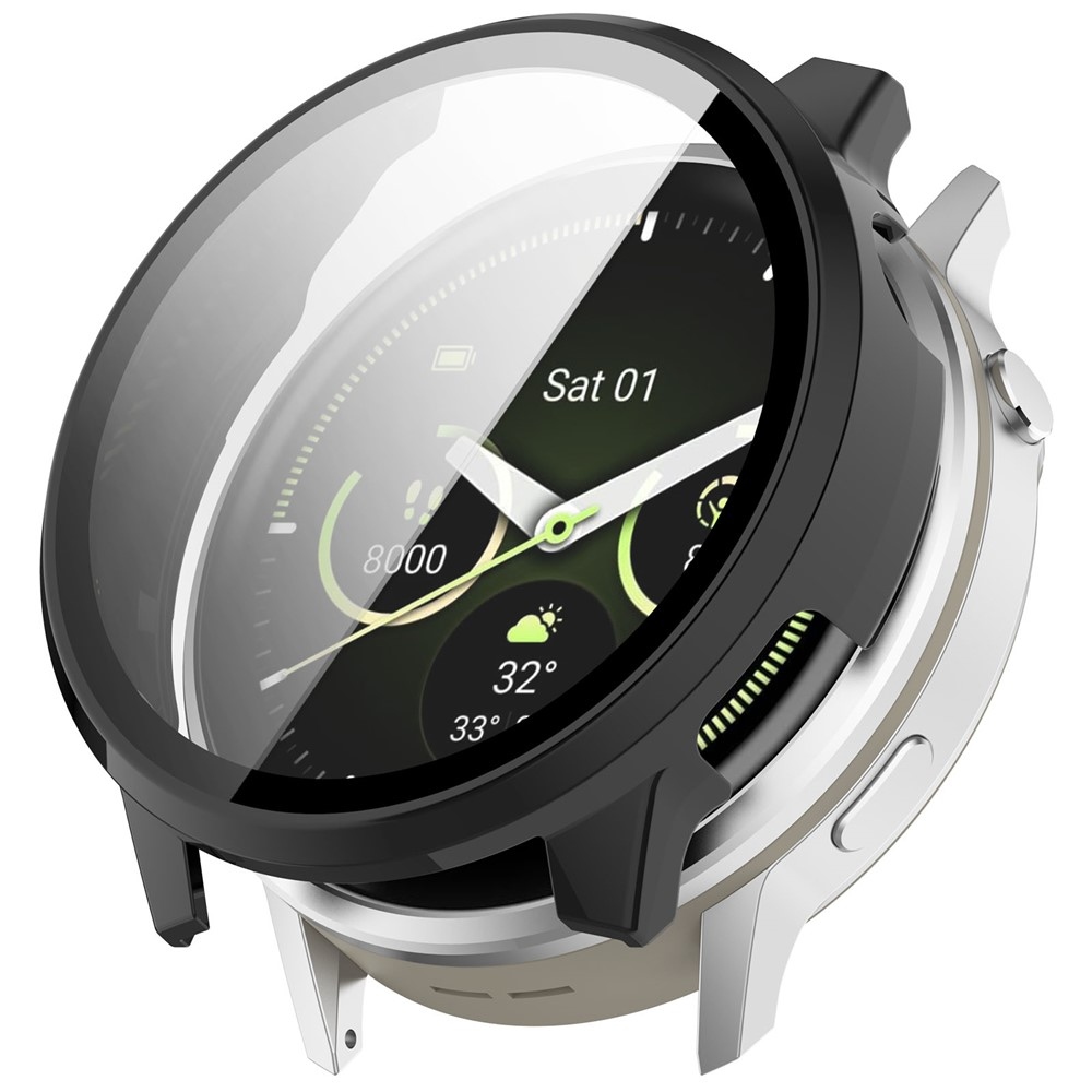 Overall plastové nasazovací pouzdro s ochranným sklem na Garmin Venu 4 41mm - černé