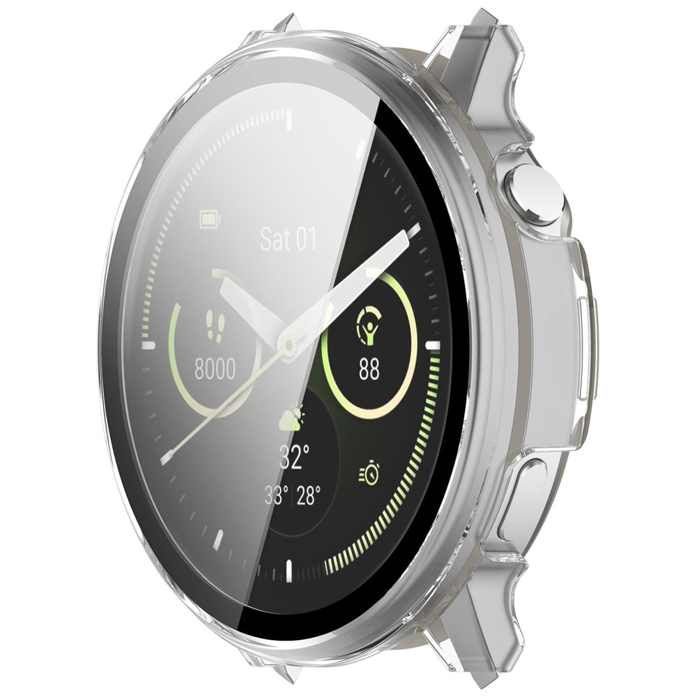 Overall plastové nasazovací pouzdro s ochranným sklem na Garmin Venu 4 41mm - průhledné
