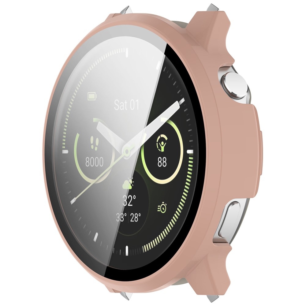 Overall plastové nasazovací pouzdro s ochranným sklem na Garmin Venu 4 41mm - růžové