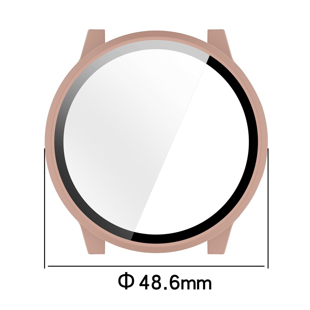 Overall plastové nasazovací pouzdro s ochranným sklem na Garmin Venu 4 45mm - růžové