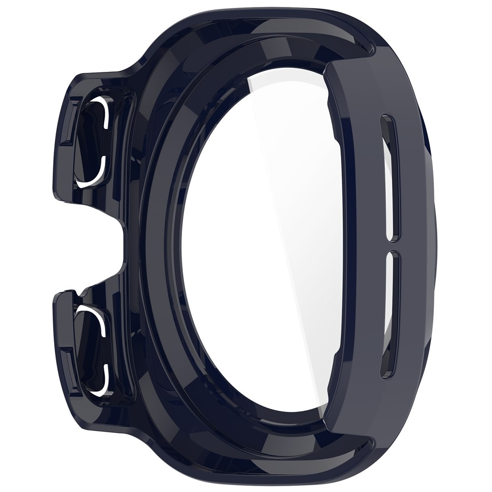 Overall plastové nasazovací pouzdro s ochranným sklem na Samsung Galaxy Watch Ultra2 47mm/Watch Ultra (2025) 47mm - modré