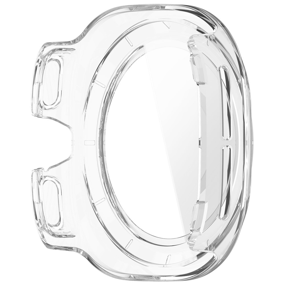 Overall plastové nasazovací pouzdro s ochranným sklem na Samsung Galaxy Watch Ultra2 47mm/Watch Ultra (2025) 47mm - průhledné