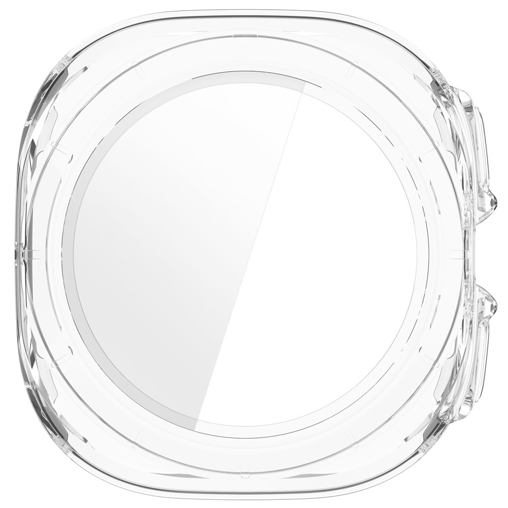 Overall plastové nasazovací pouzdro s ochranným sklem na Samsung Galaxy Watch Ultra2 47mm/Watch Ultra (2025) 47mm - průhledné
