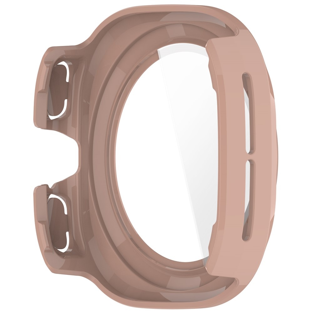 Overall plastové nasazovací pouzdro s ochranným sklem na Samsung Galaxy Watch Ultra2 47mm/Watch Ultra (2025) 47mm - růžové