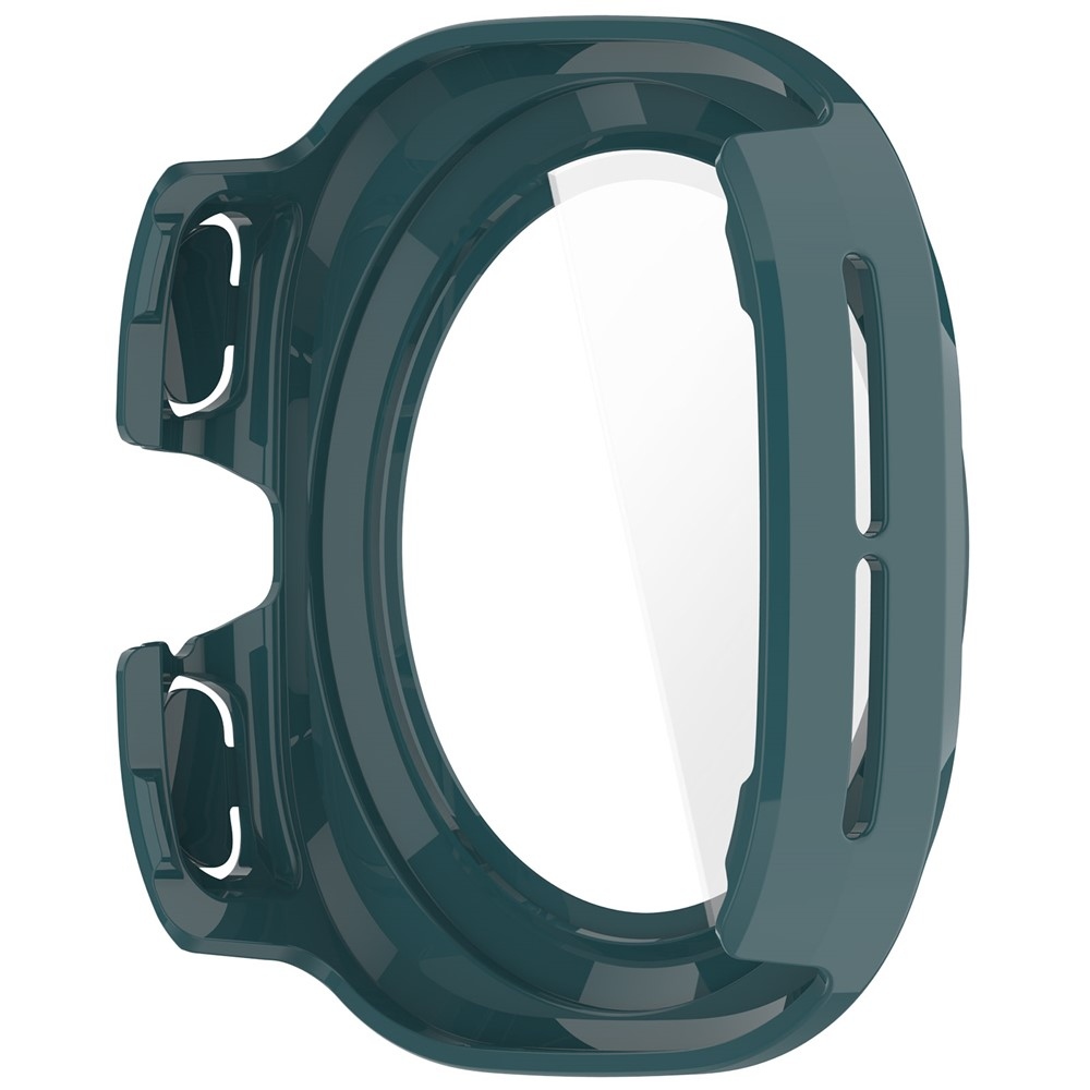 Overall plastové nasazovací pouzdro s ochranným sklem na Samsung Galaxy Watch Ultra2 47mm/Watch Ultra (2025) 47mm - zelené