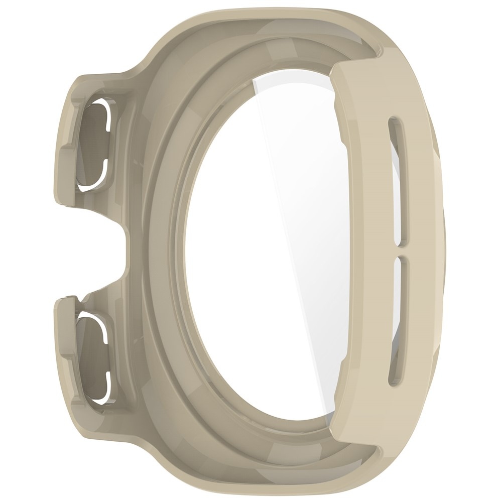 Overall plastové nasazovací pouzdro s ochranným sklem na Samsung Galaxy Watch Ultra2 47mm/Watch Ultra (2025) 47mm - zlaté