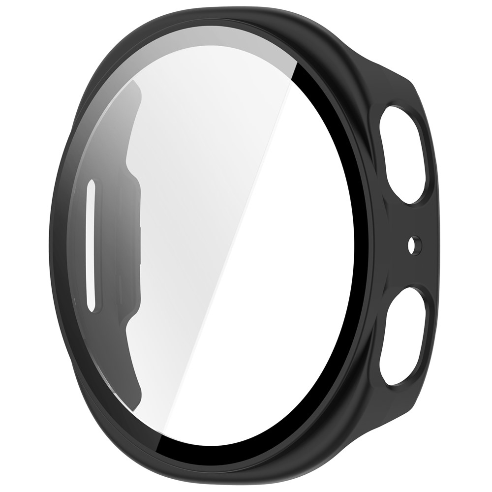 Overall plastové nasazovací pouzdro s ochranným sklem na Samsung Galaxy Watch9 44mm - matné černé