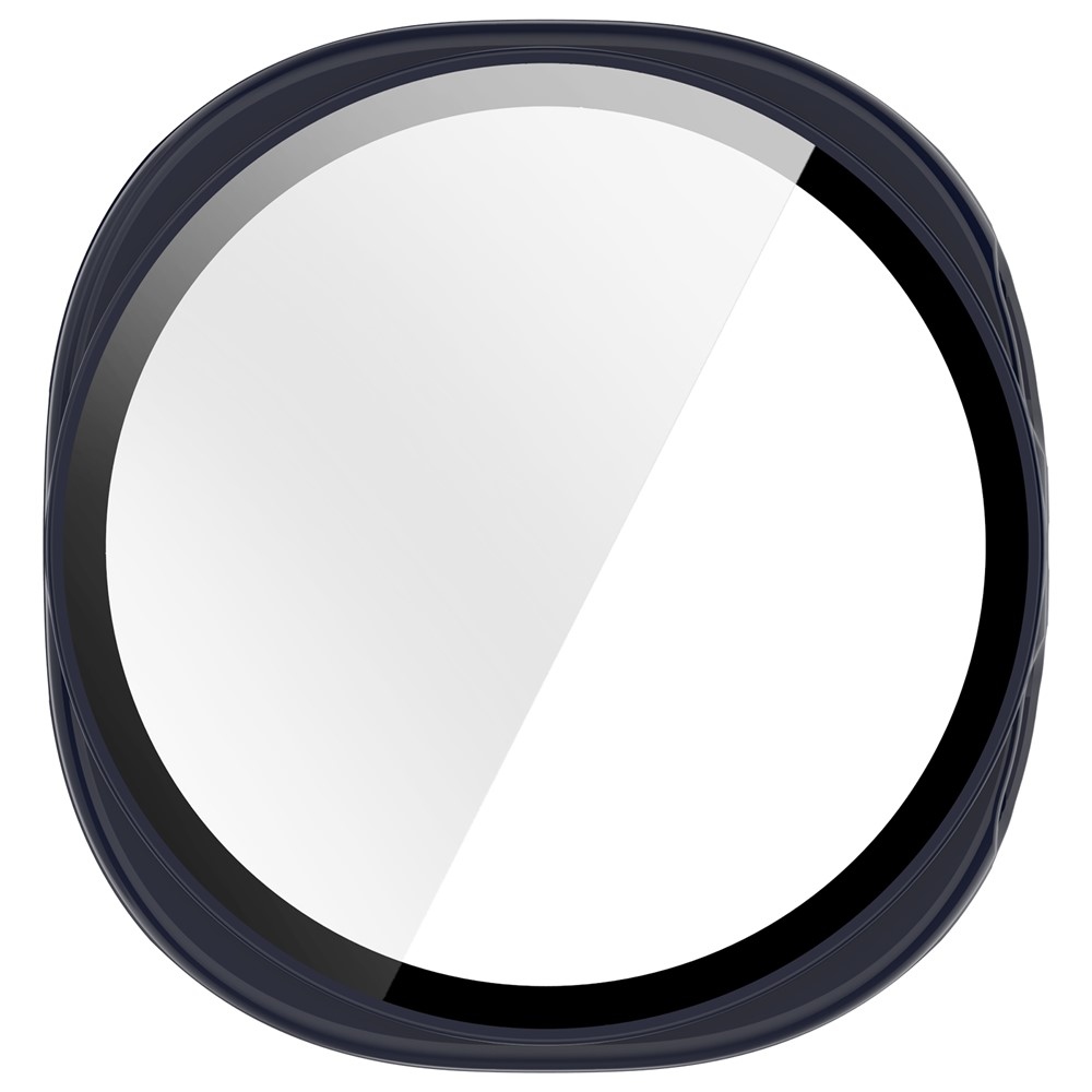 Overall plastové nasazovací pouzdro s ochranným sklem na Samsung Galaxy Watch9 44mm - modré