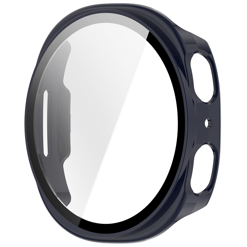 Overall plastové nasazovací pouzdro s ochranným sklem na Samsung Galaxy Watch9 44mm - modré