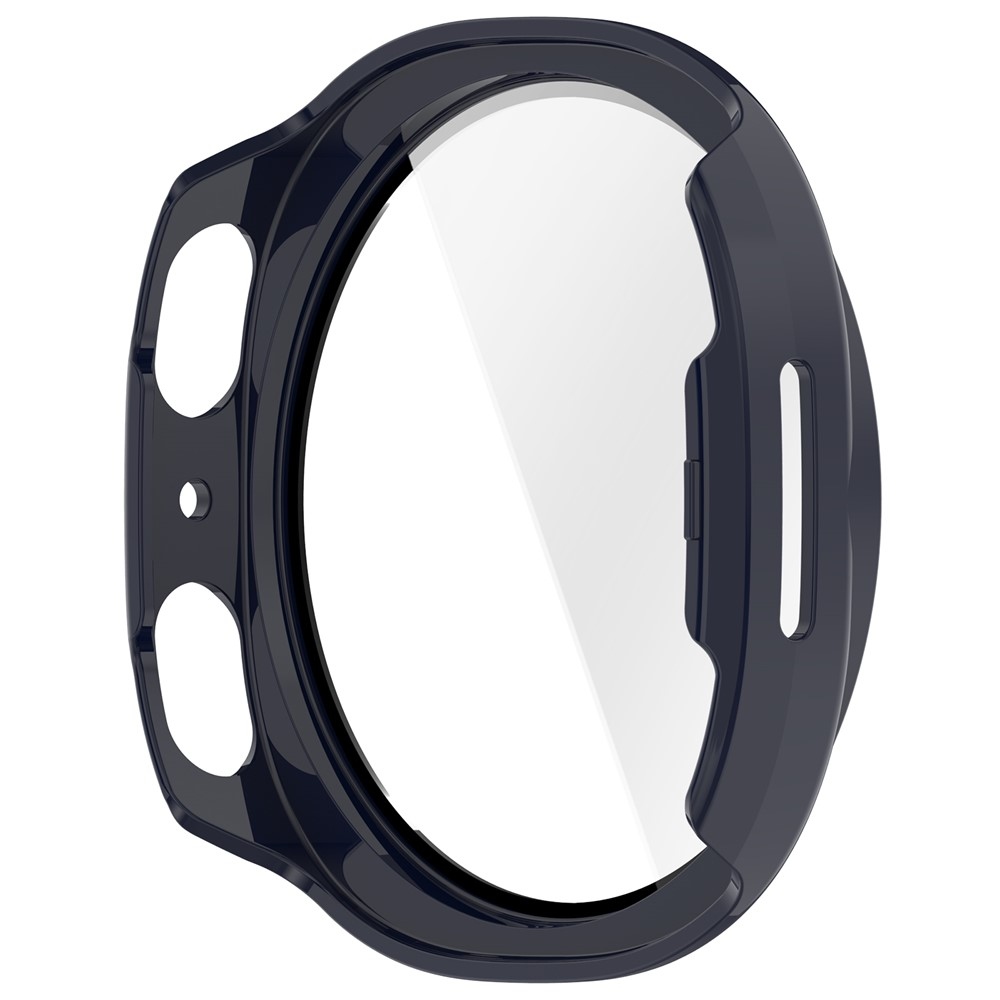 Overall plastové nasazovací pouzdro s ochranným sklem na Samsung Galaxy Watch9 44mm - modré