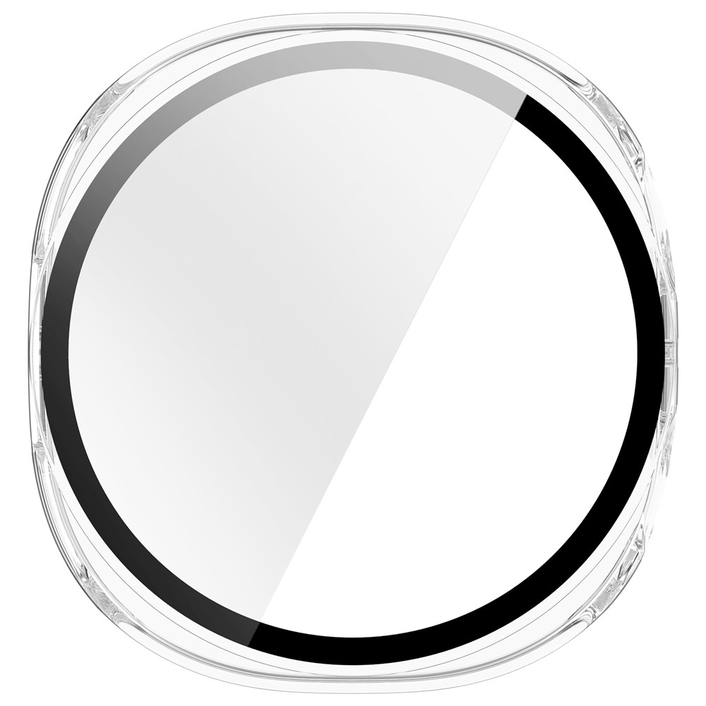 Overall plastové nasazovací pouzdro s ochranným sklem na Samsung Galaxy Watch9 44mm - průhledné