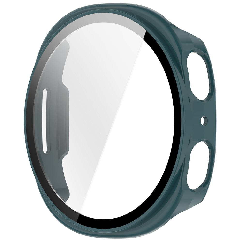 Overall plastové nasazovací pouzdro s ochranným sklem na Samsung Galaxy Watch9 44mm - zelené
