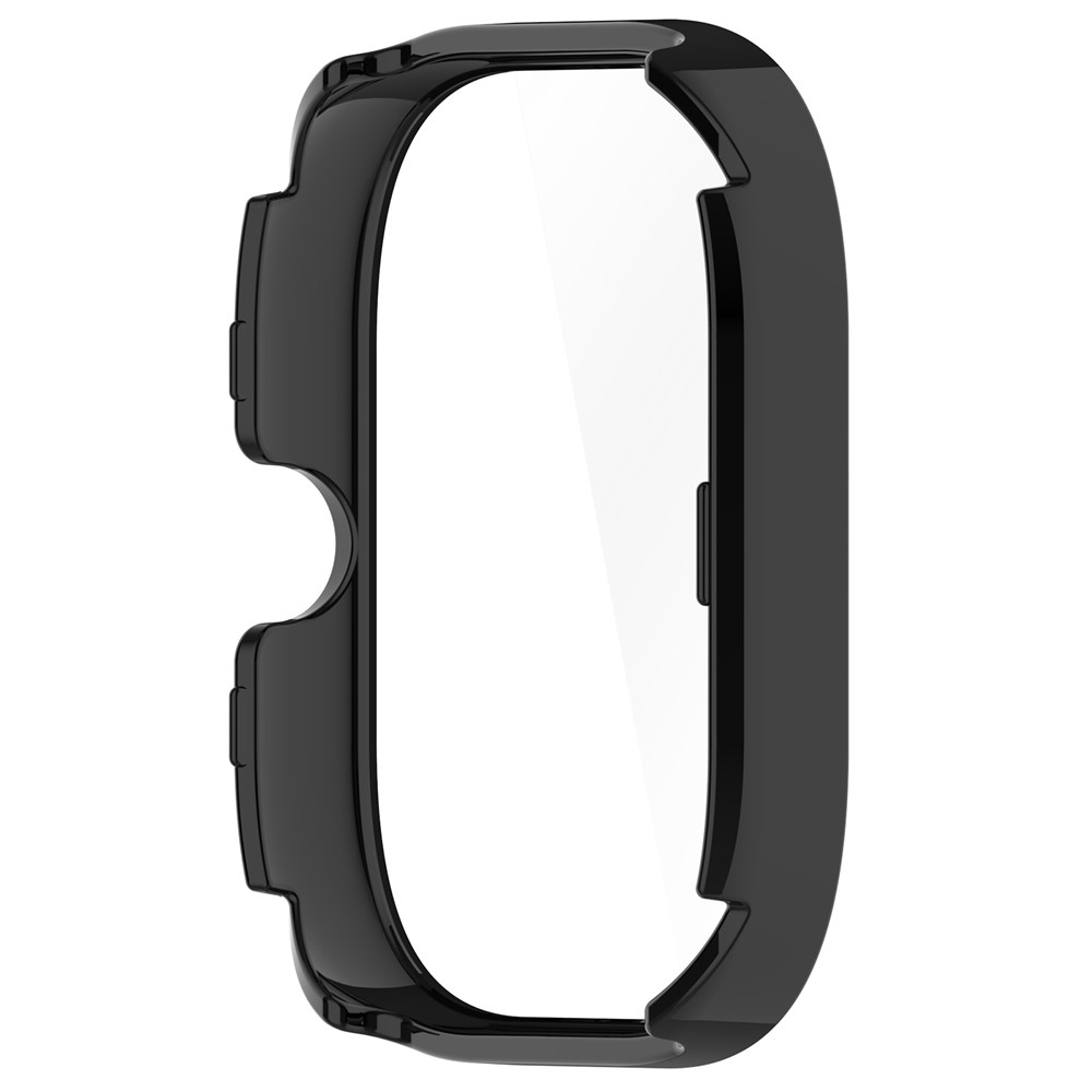 Overall plastové nasazovací pouzdro s ochranným sklem na Xiaomi Redmi Watch 4 - černé