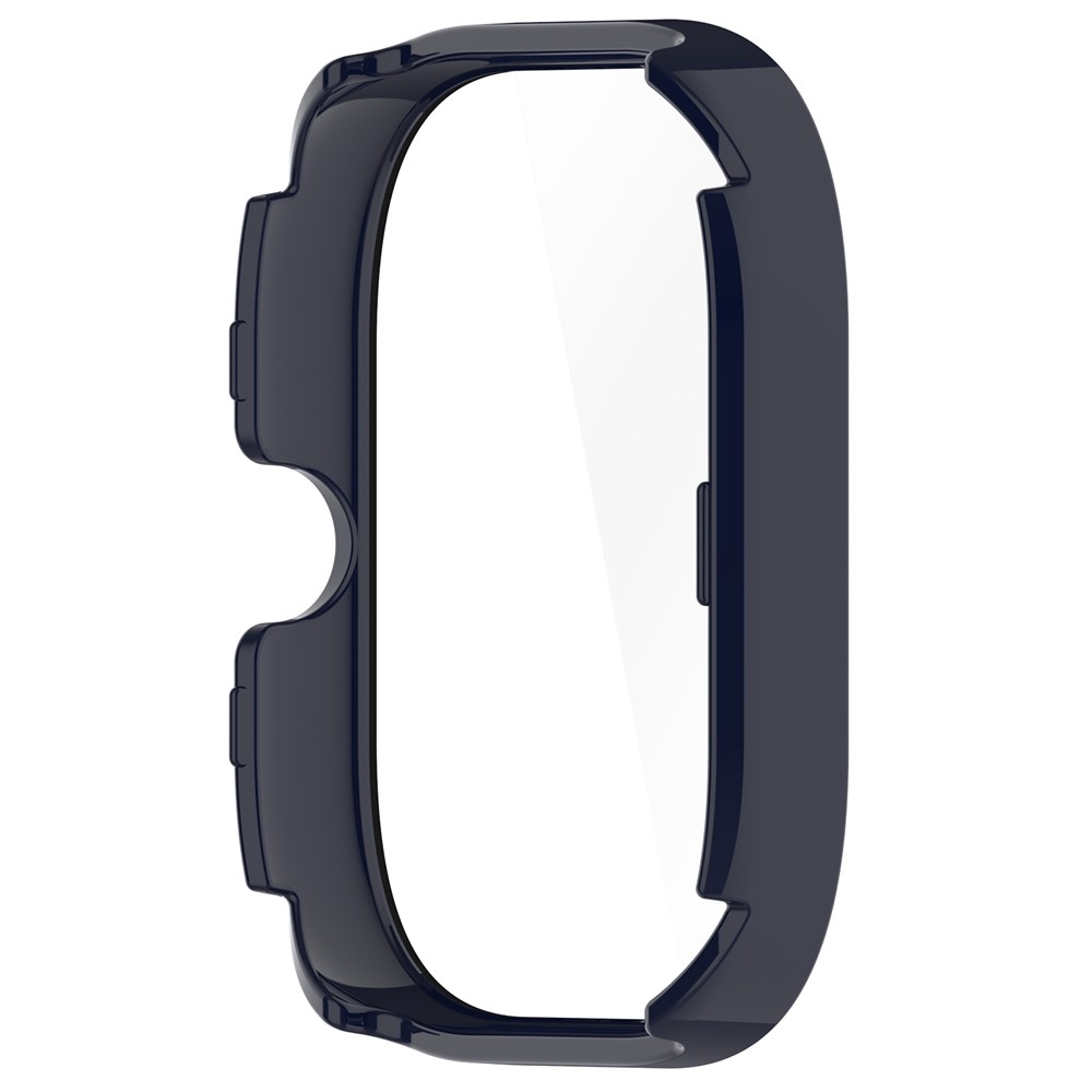 Overall plastové nasazovací pouzdro s ochranným sklem na Xiaomi Redmi Watch 4 - modré