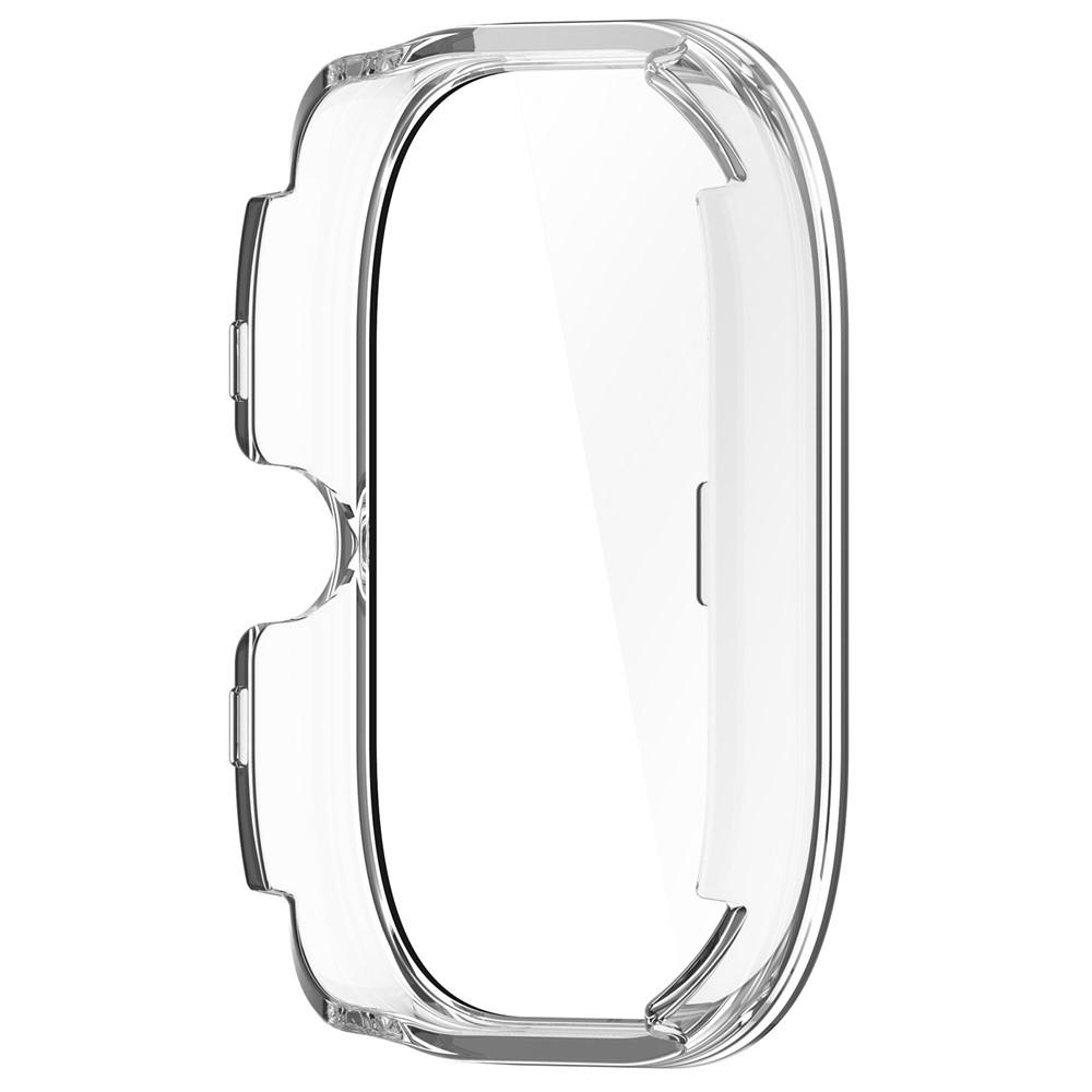 Overall plastové nasazovací pouzdro s ochranným sklem na Xiaomi Redmi Watch 4 - průhledné