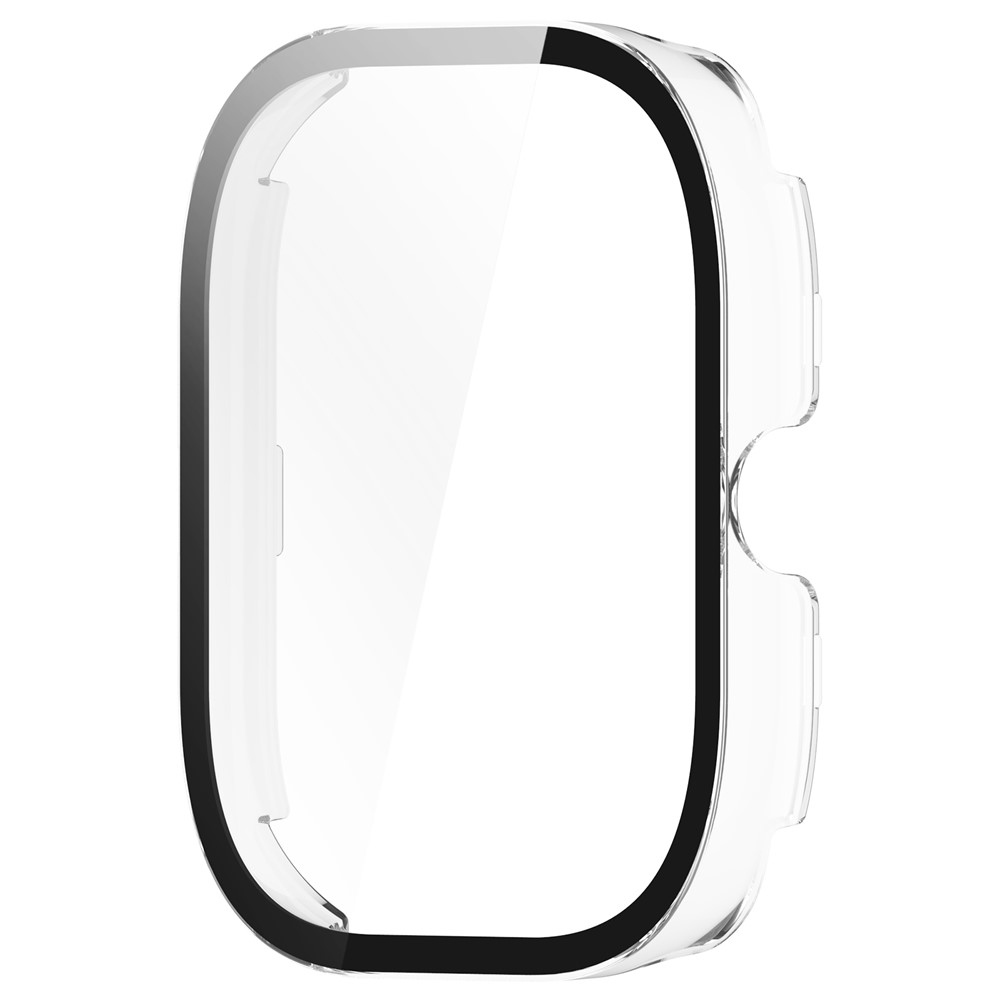 Overall plastové nasazovací pouzdro s ochranným sklem na Xiaomi Redmi Watch 4 - průhledné