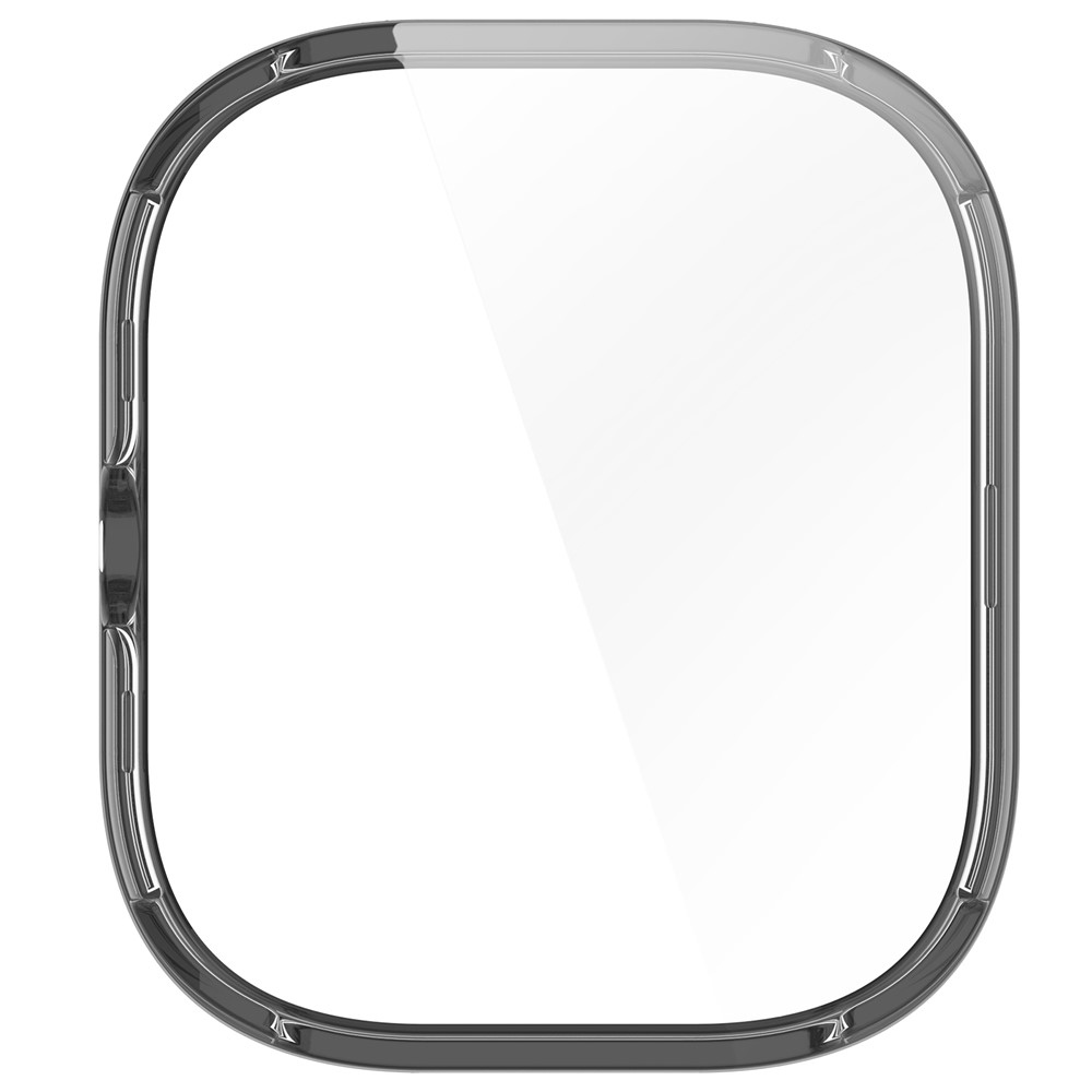 Overall plastové nasazovací pouzdro s ochranným sklem na Xiaomi Redmi Watch 4 - průhledné